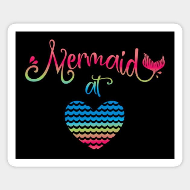 Mermaid At Heart Fun Summer Swimming Design